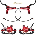 Kit De Freio Hidráulico ZOOM Vermelho CR-3 Dianteiro Esquerdo / Traseiro Direito